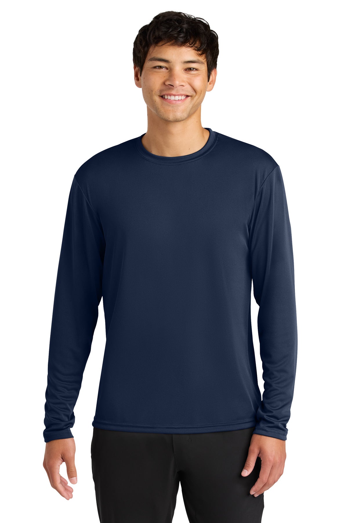 A4 Cooling Performance Long Sleeve Tee A4N3165 - Navy - front