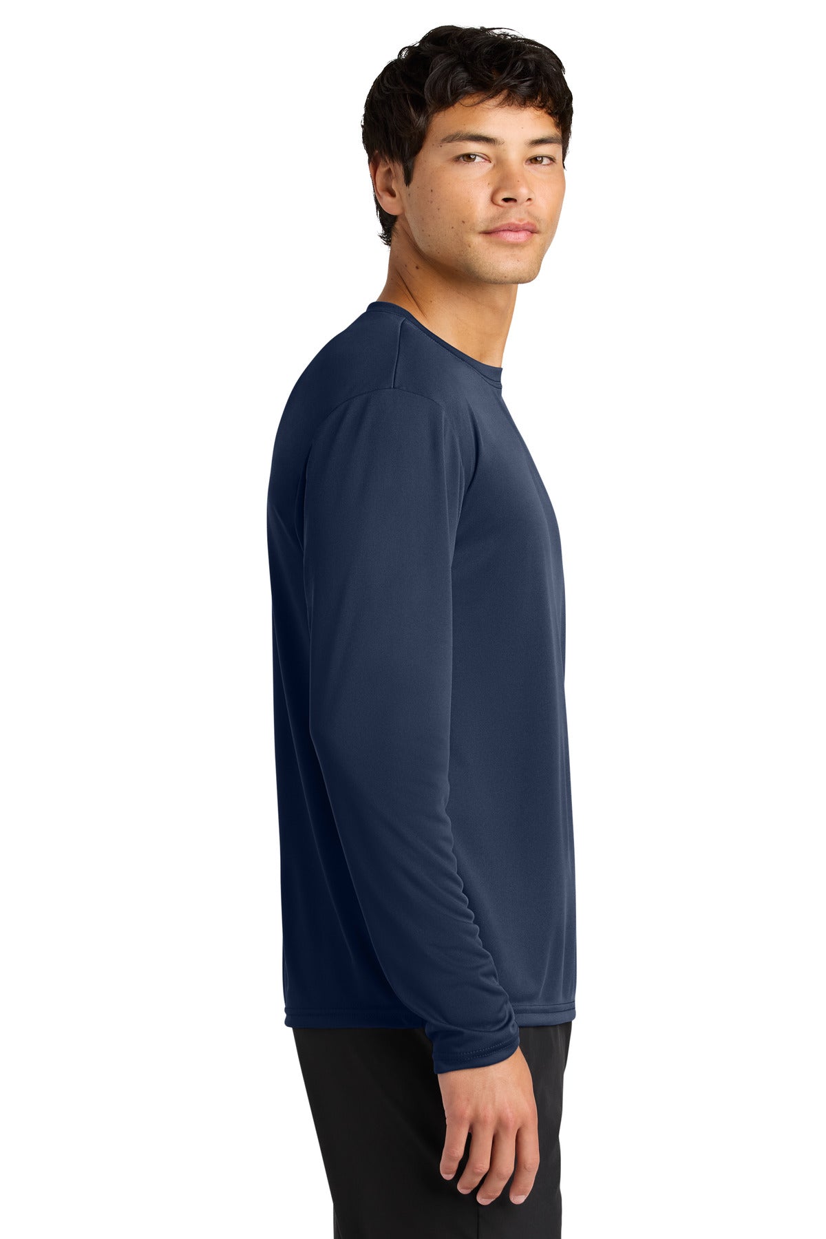 A4 Cooling Performance Long Sleeve Tee A4N3165 - Navy - side