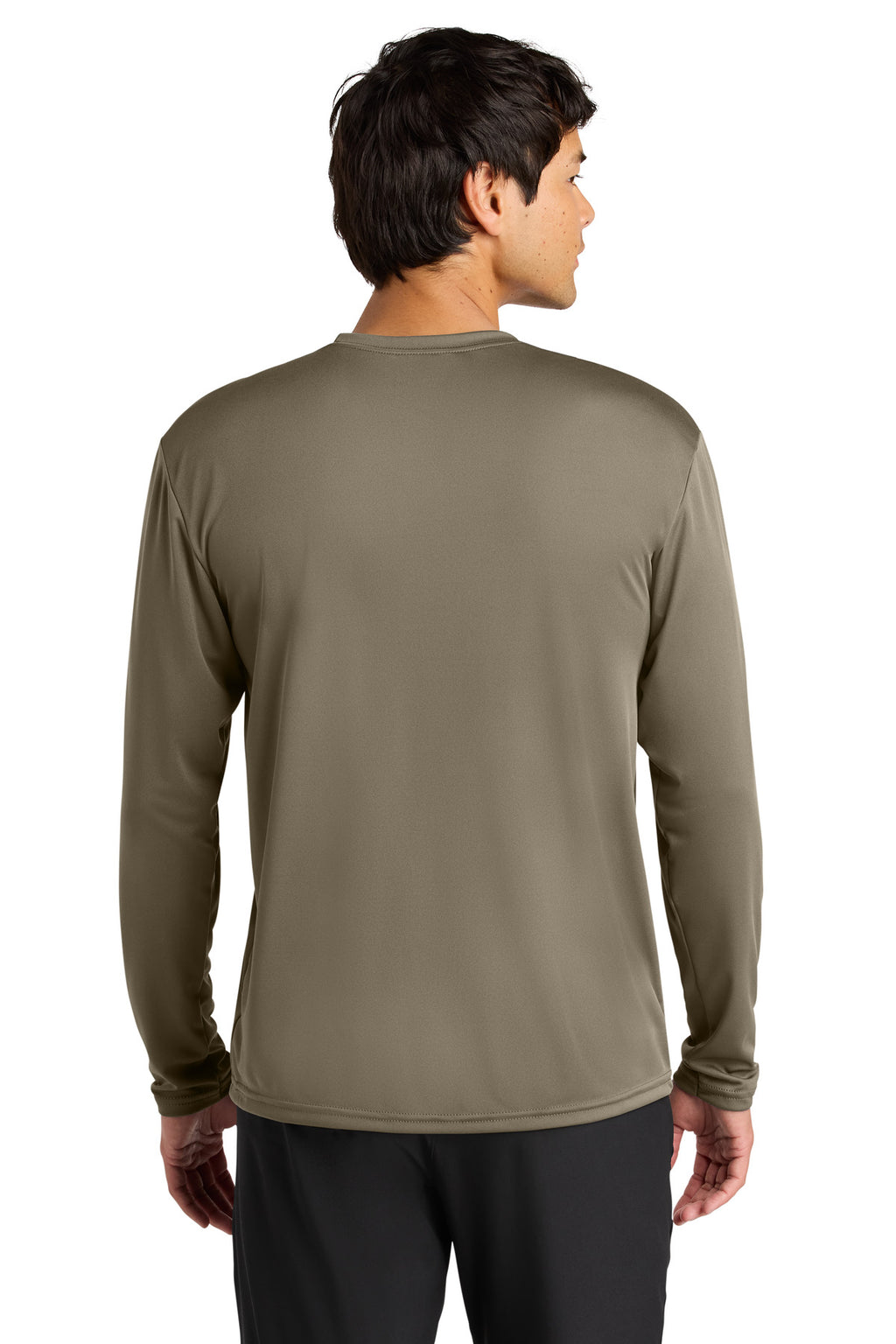 A4 Cooling Performance Long Sleeve Tee A4N3165 - Olive - back