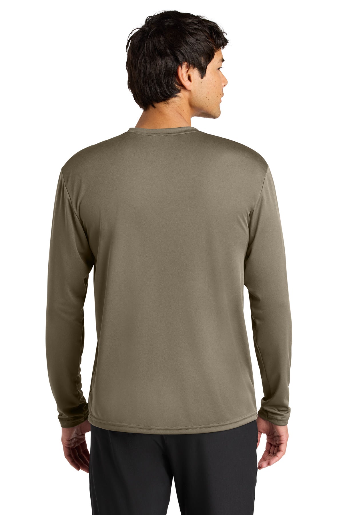 A4 Cooling Performance Long Sleeve Tee A4N3165 - Olive - back