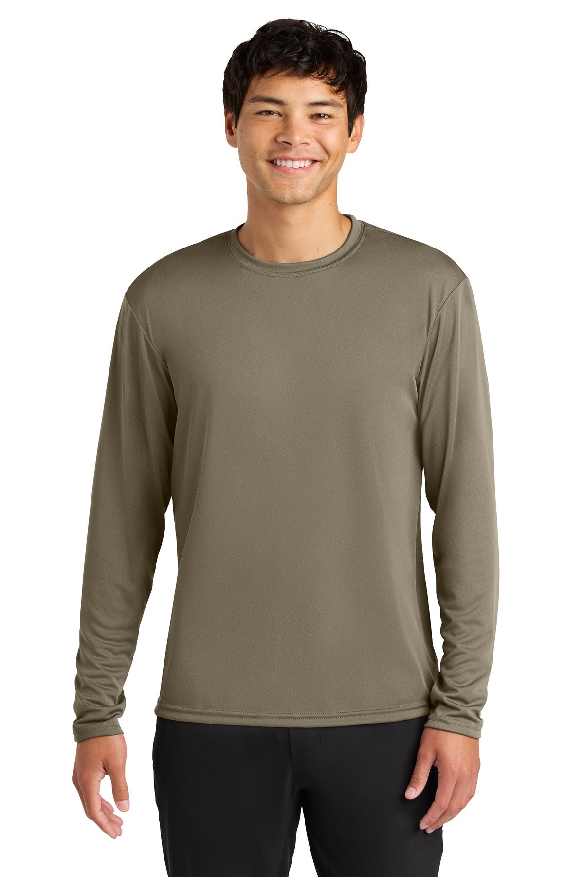 A4 Cooling Performance Long Sleeve Tee A4N3165 - Olive - front