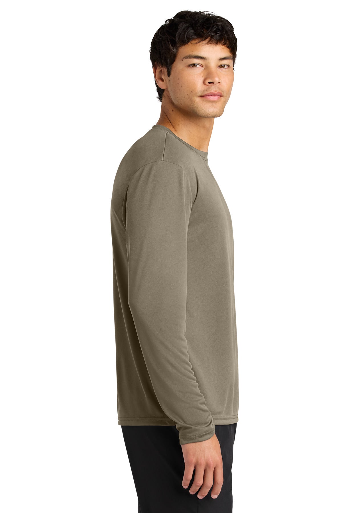 A4 Cooling Performance Long Sleeve Tee A4N3165 - Olive - side