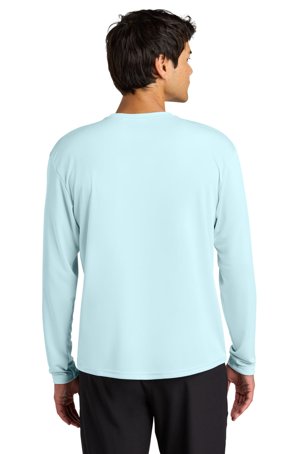 A4 Cooling Performance Long Sleeve Tee A4N3165 - Pastel Blue - back