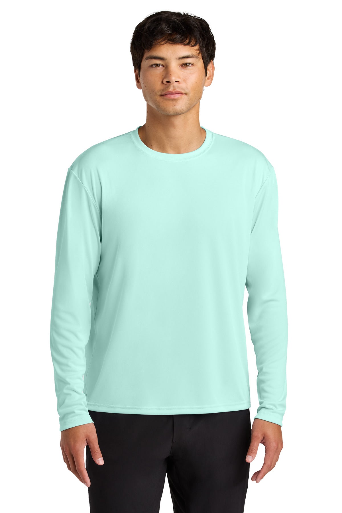 A4 Cooling Performance Long Sleeve Tee A4N3165 - Pastel Mint - front