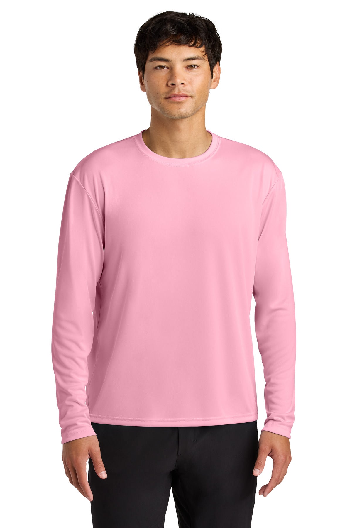 A4 Cooling Performance Long Sleeve Tee A4N3165 - Pink - front