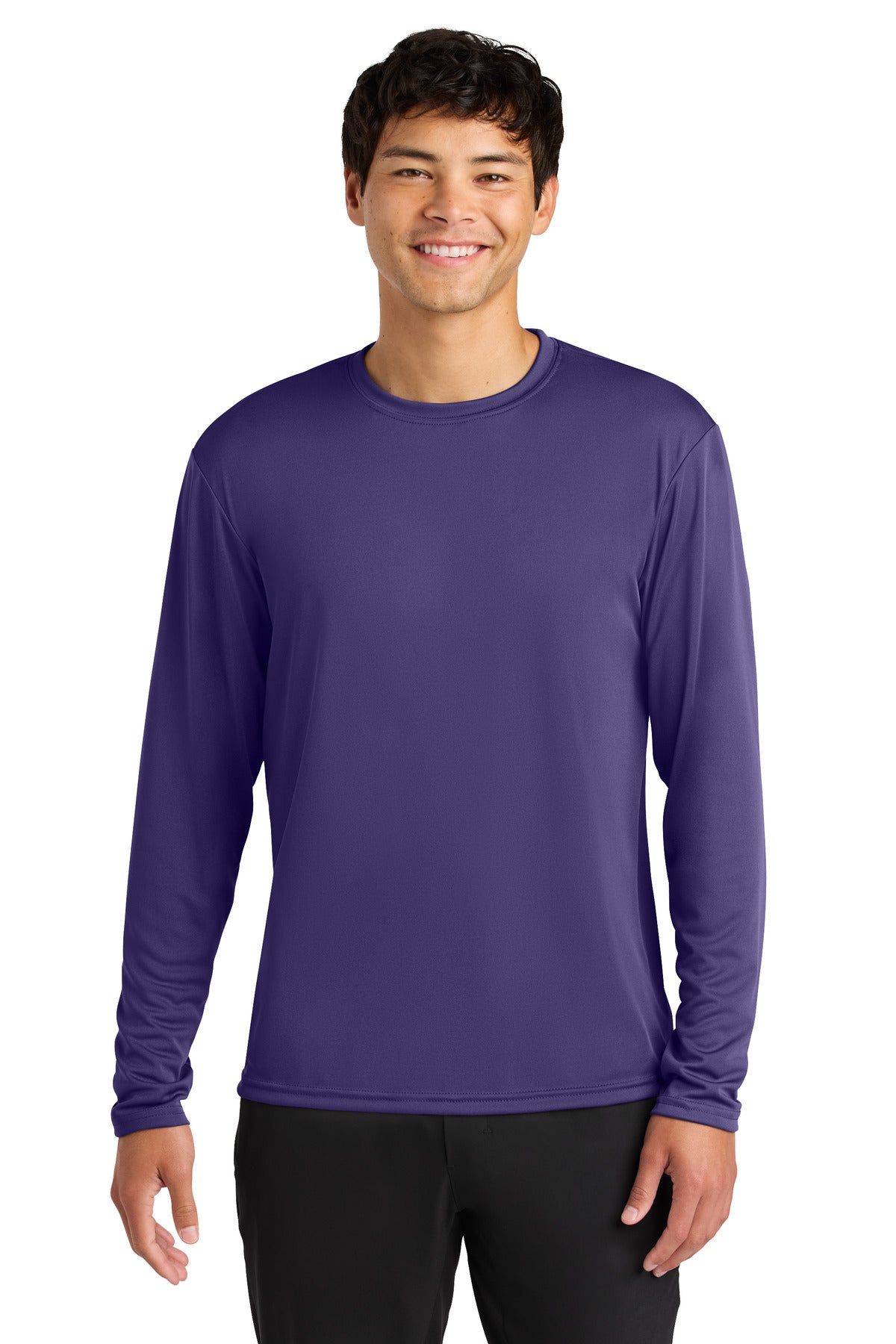 A4 Cooling Performance Long Sleeve Tee A4N3165 - Purple - front
