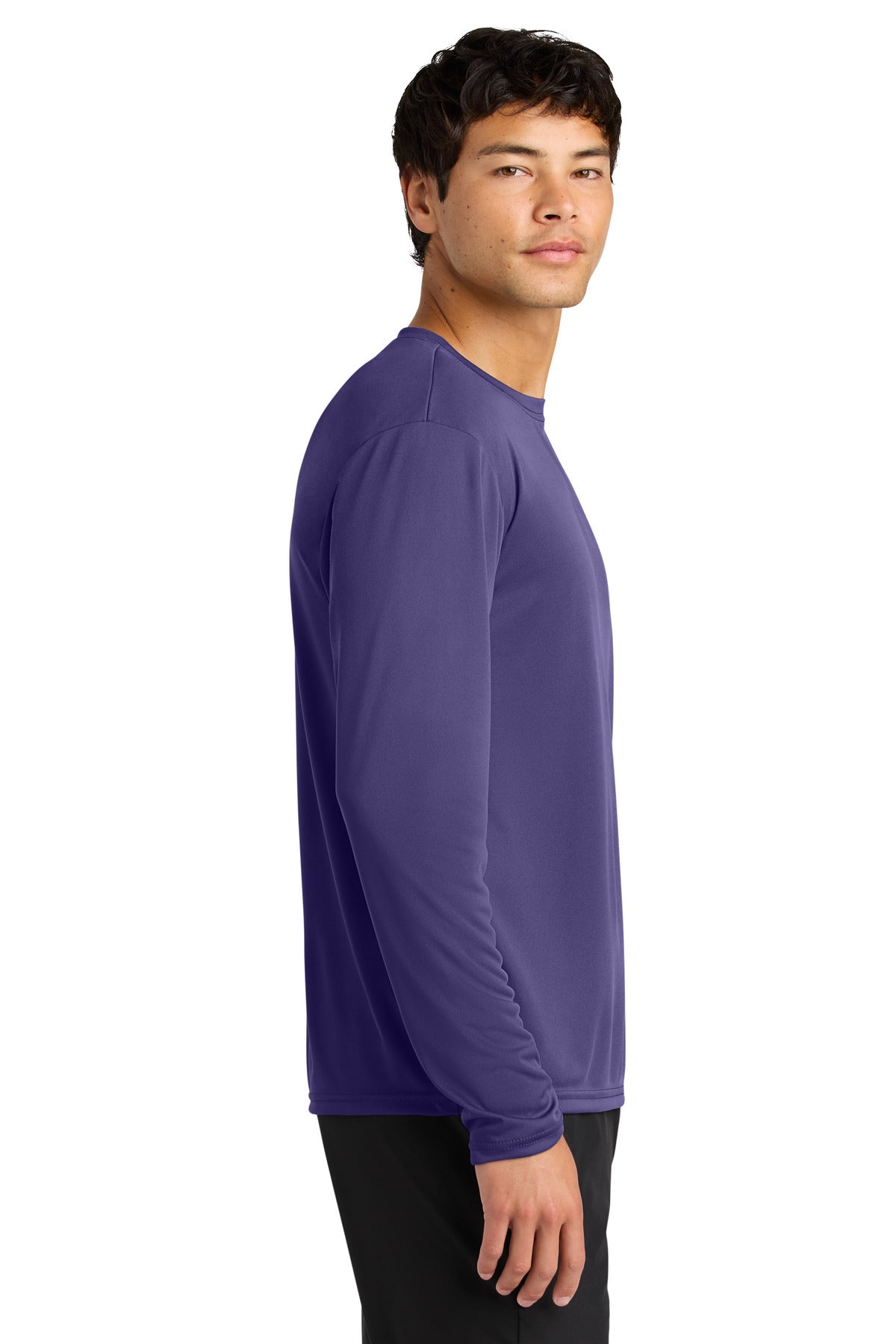 A4 Cooling Performance Long Sleeve Tee A4N3165 - Purple - side