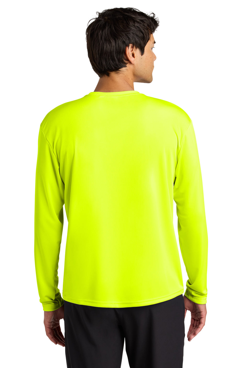 A4 Cooling Performance Long Sleeve Tee A4N3165 - Safety Yellow - back
