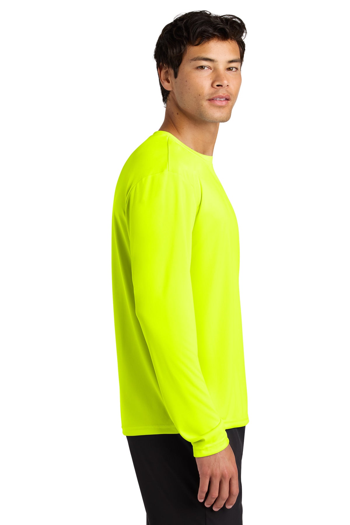 A4 Cooling Performance Long Sleeve Tee A4N3165 - Safety Yellow - side