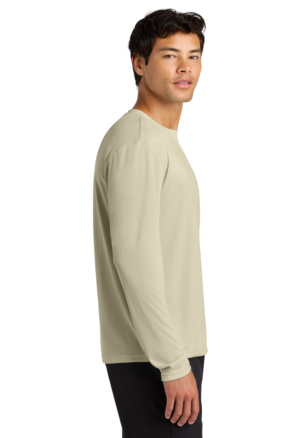 A4 Cooling Performance Long Sleeve Tee A4N3165 - Sand - side
