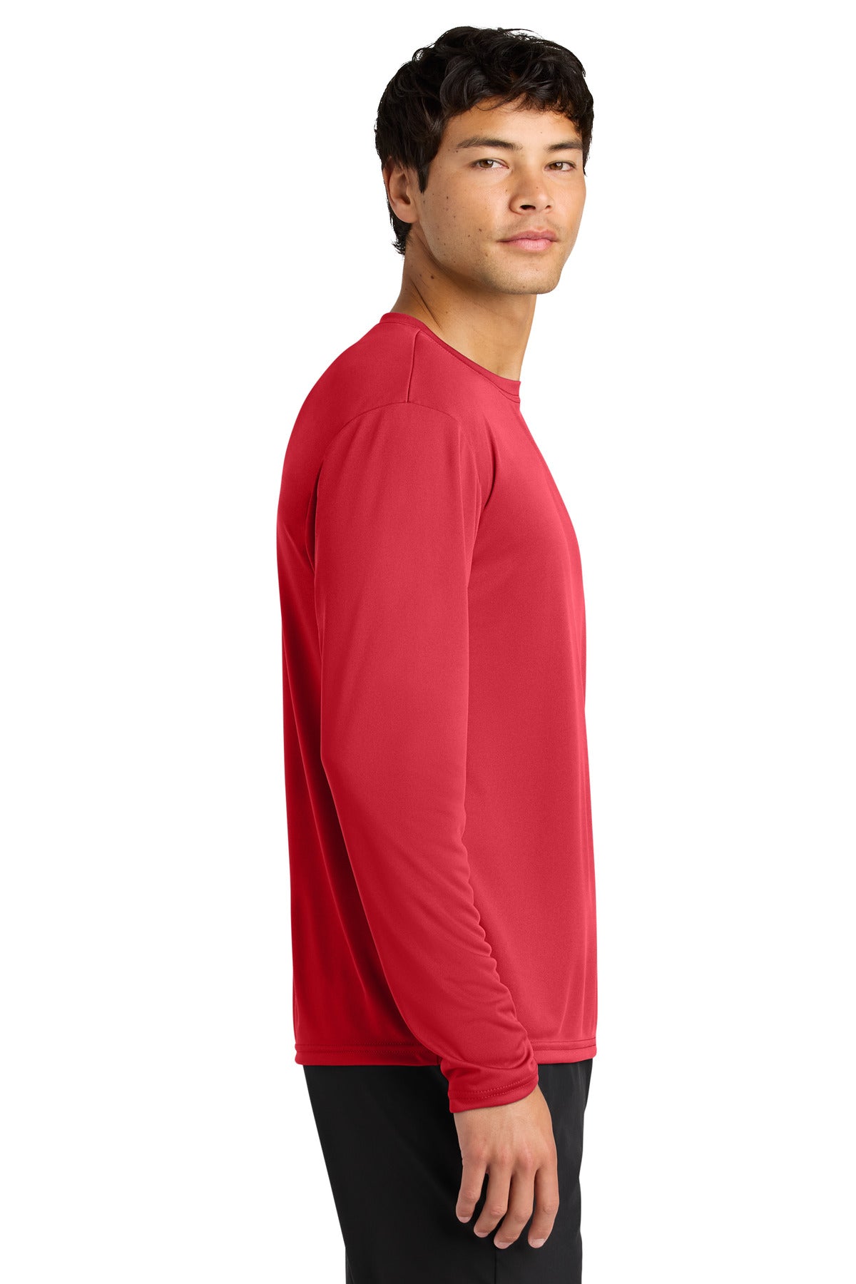 A4 Cooling Performance Long Sleeve Tee A4N3165 - Scarlet - side