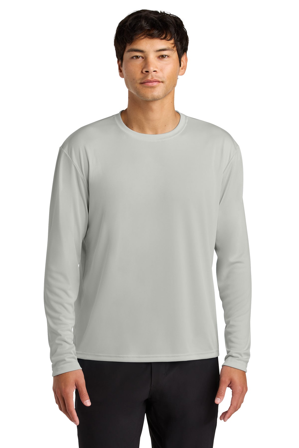 A4 Cooling Performance Long Sleeve Tee A4N3165 - Silver - front