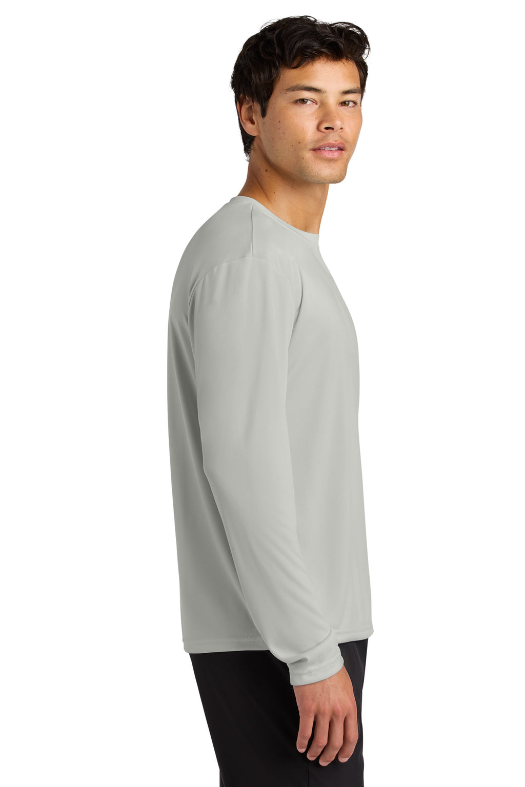 A4 Cooling Performance Long Sleeve Tee A4N3165 - Silver - side