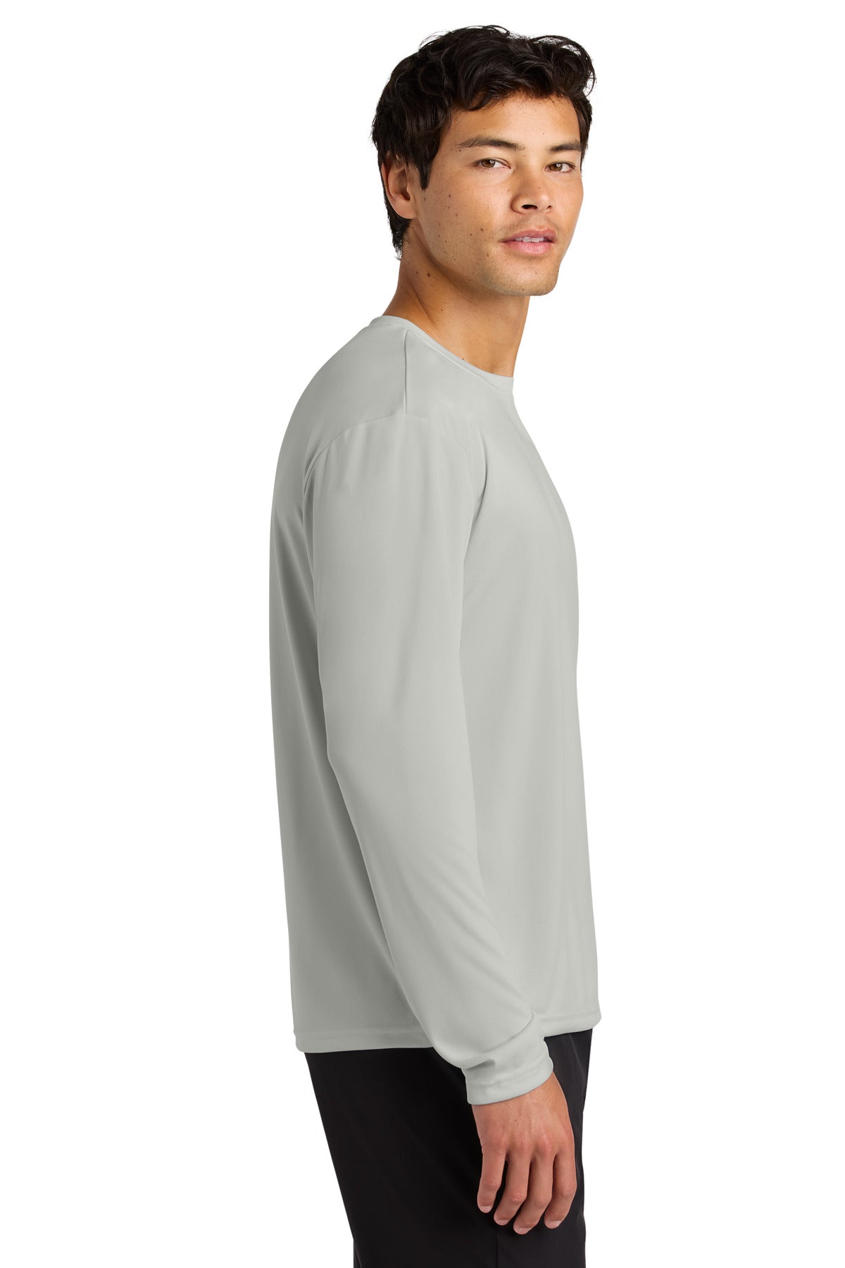 A4 Cooling Performance Long Sleeve Tee A4N3165 - Silver - side