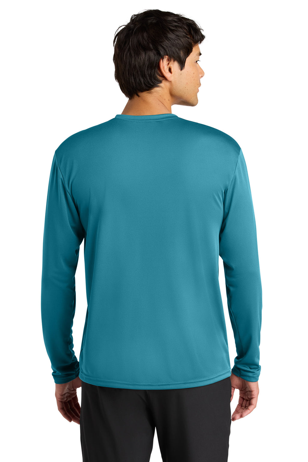 A4 Cooling Performance Long Sleeve Tee A4N3165 - Teal - back
