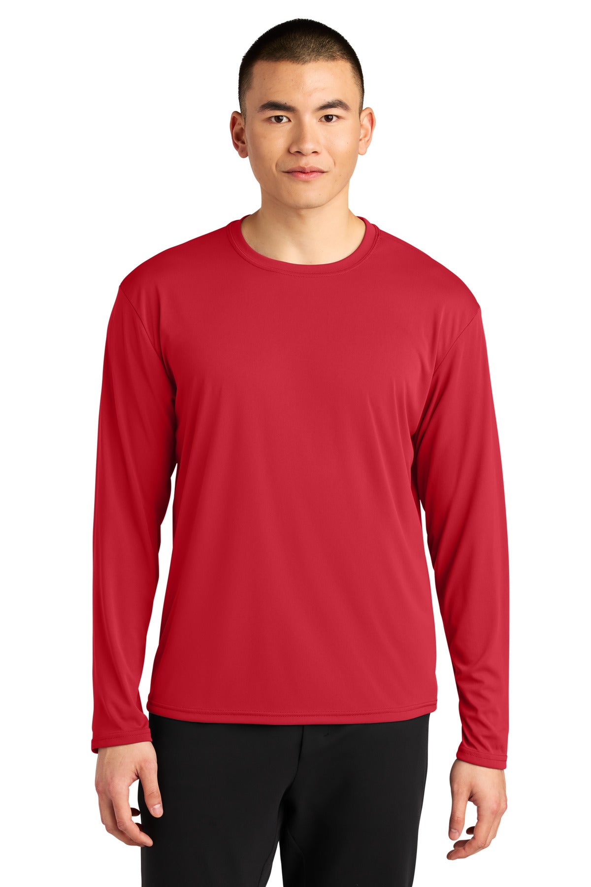A4 AirFlex Long Sleeve Tee A4N3532 - Scarlet - front