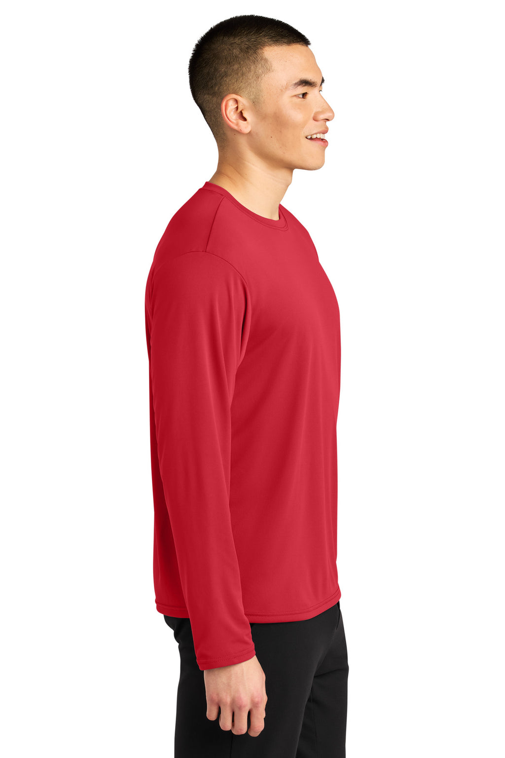 A4 AirFlex Long Sleeve Tee A4N3532 - Scarlet - side