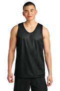 A4 Sprint Reversible Mesh Tank A4NF1270 - Black/ White - front