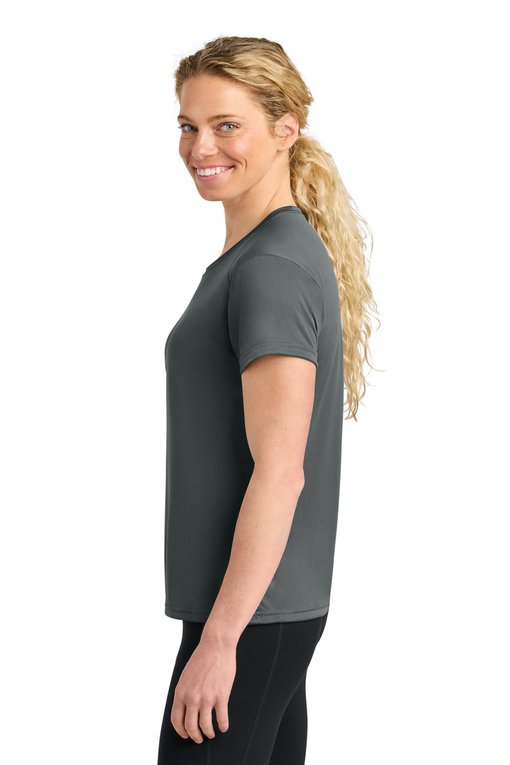 A4 Women's Cooling Performance Short Sleeve Tee A4NW3201 - Graphite - side
