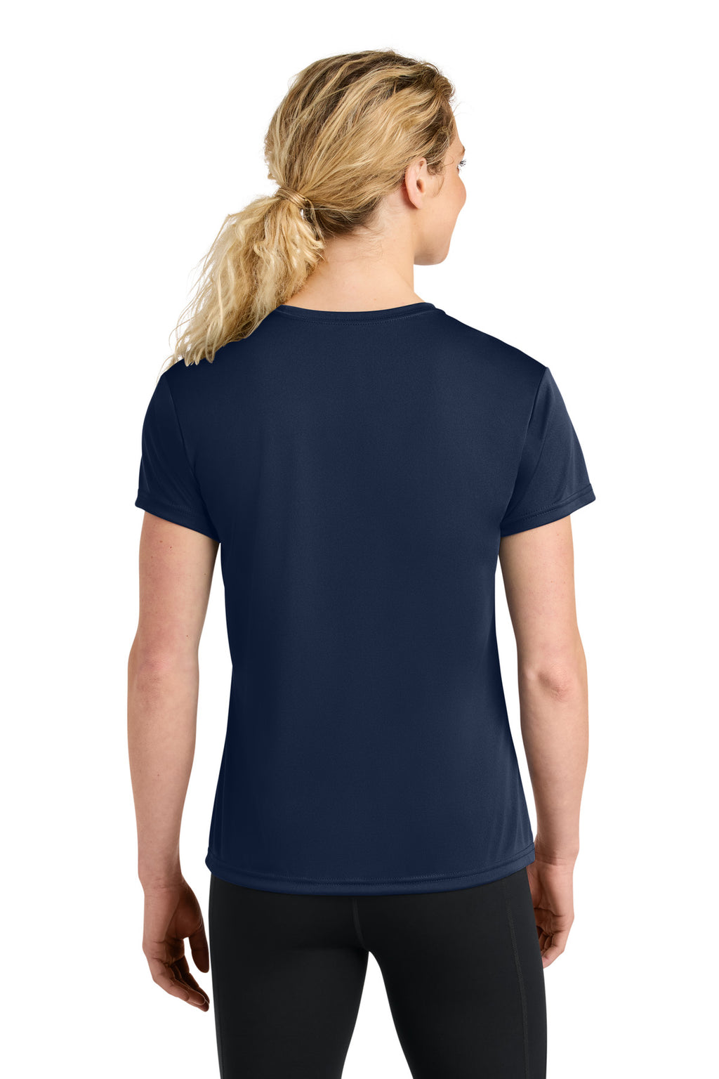 A4 Women's Cooling Performance Short Sleeve Tee A4NW3201 - Navy - back