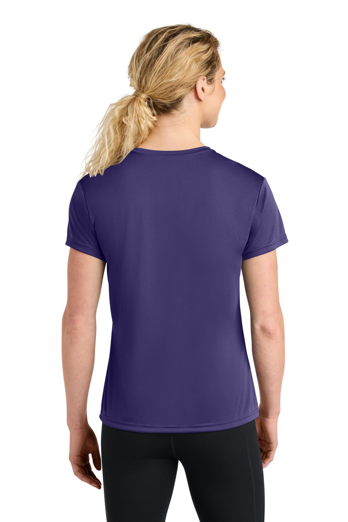 A4 Women's Cooling Performance Short Sleeve Tee A4NW3201 - Purple - back