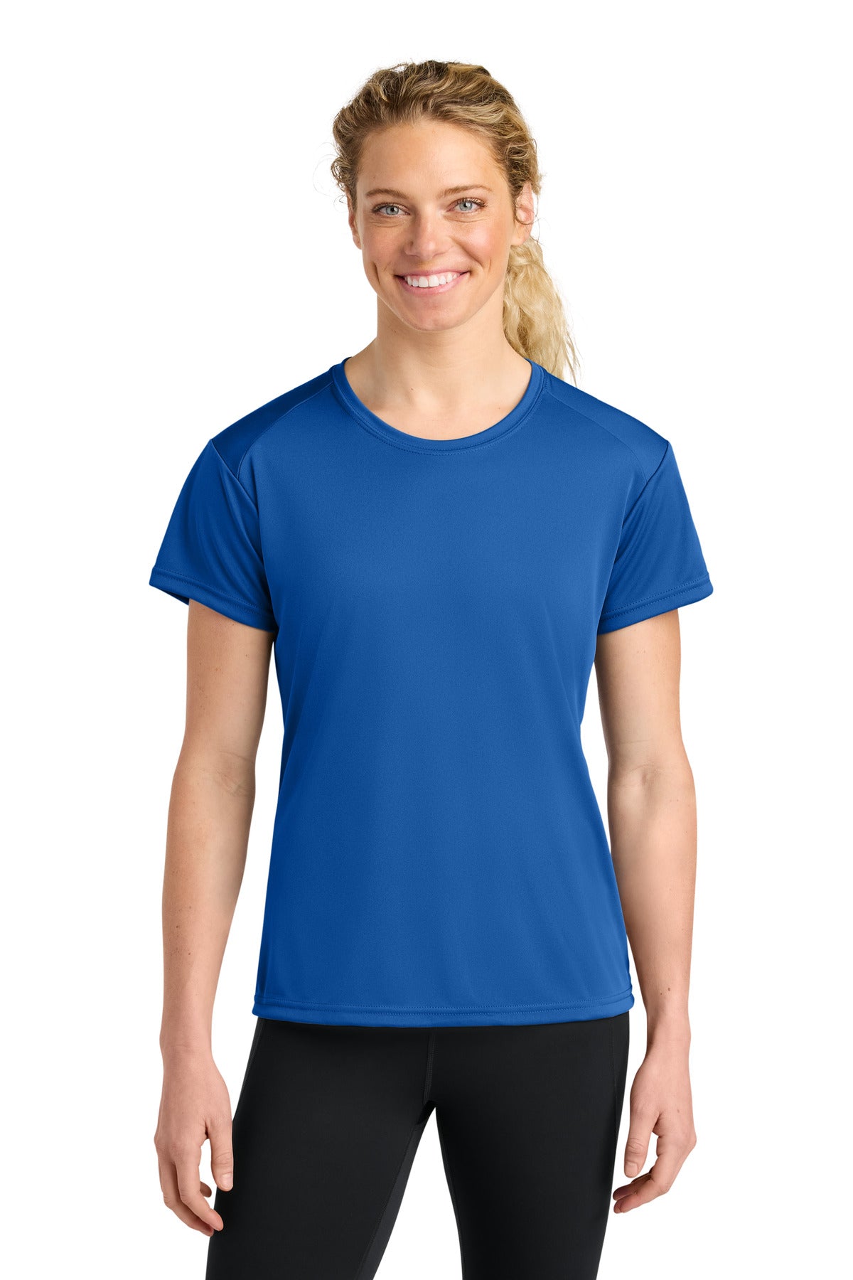 A4 Women's Cooling Performance Short Sleeve Tee A4NW3201 - Royal - front