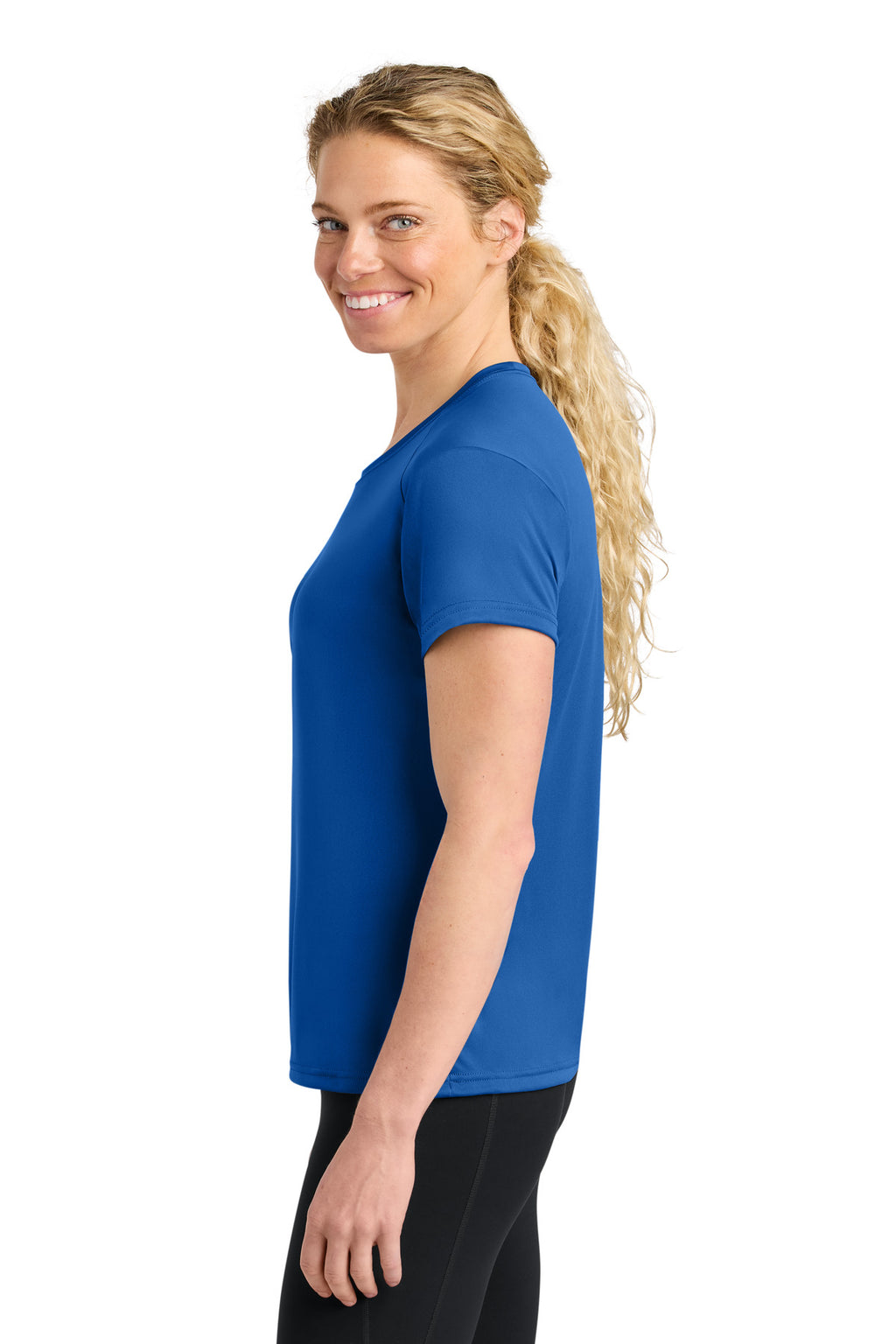 A4 Women's Cooling Performance Short Sleeve Tee A4NW3201 - Royal - side