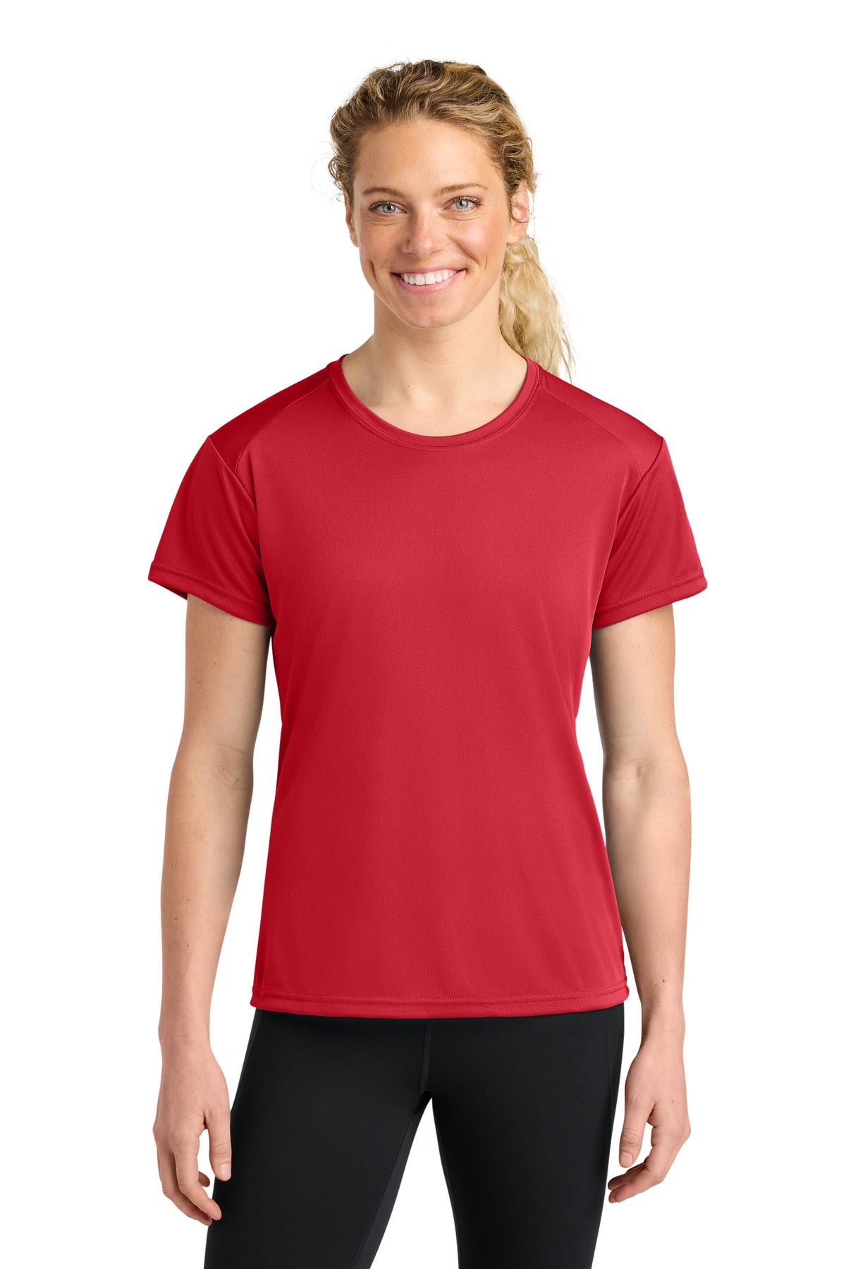 A4 Women's Cooling Performance Short Sleeve Tee A4NW3201 - Scarlet - front