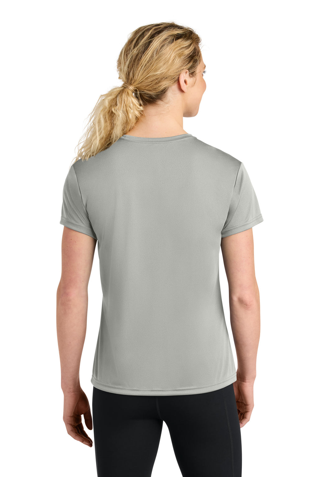 A4 Women's Cooling Performance Short Sleeve Tee A4NW3201 - Silver - back
