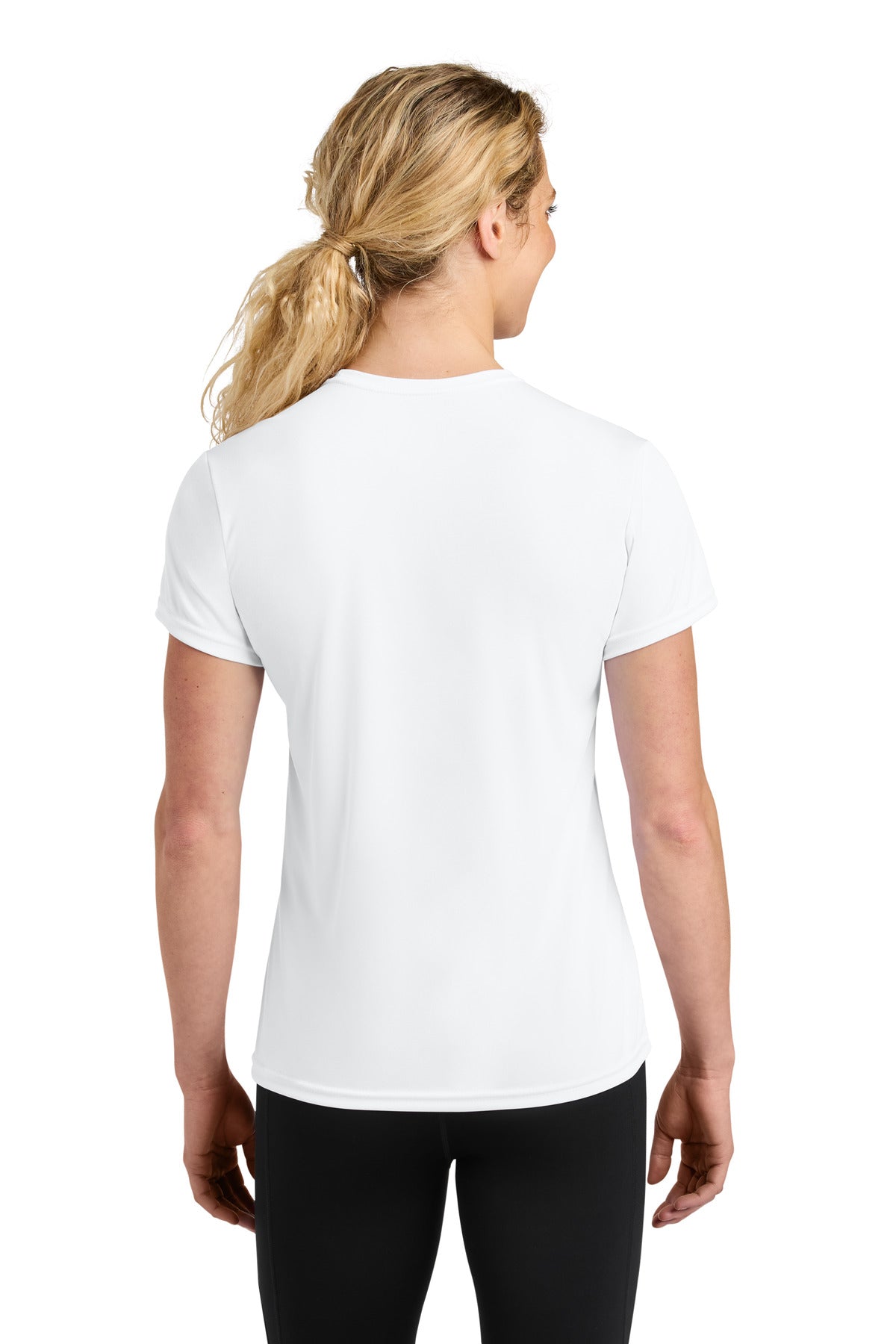 A4 Women's Cooling Performance Short Sleeve Tee A4NW3201 - White - back