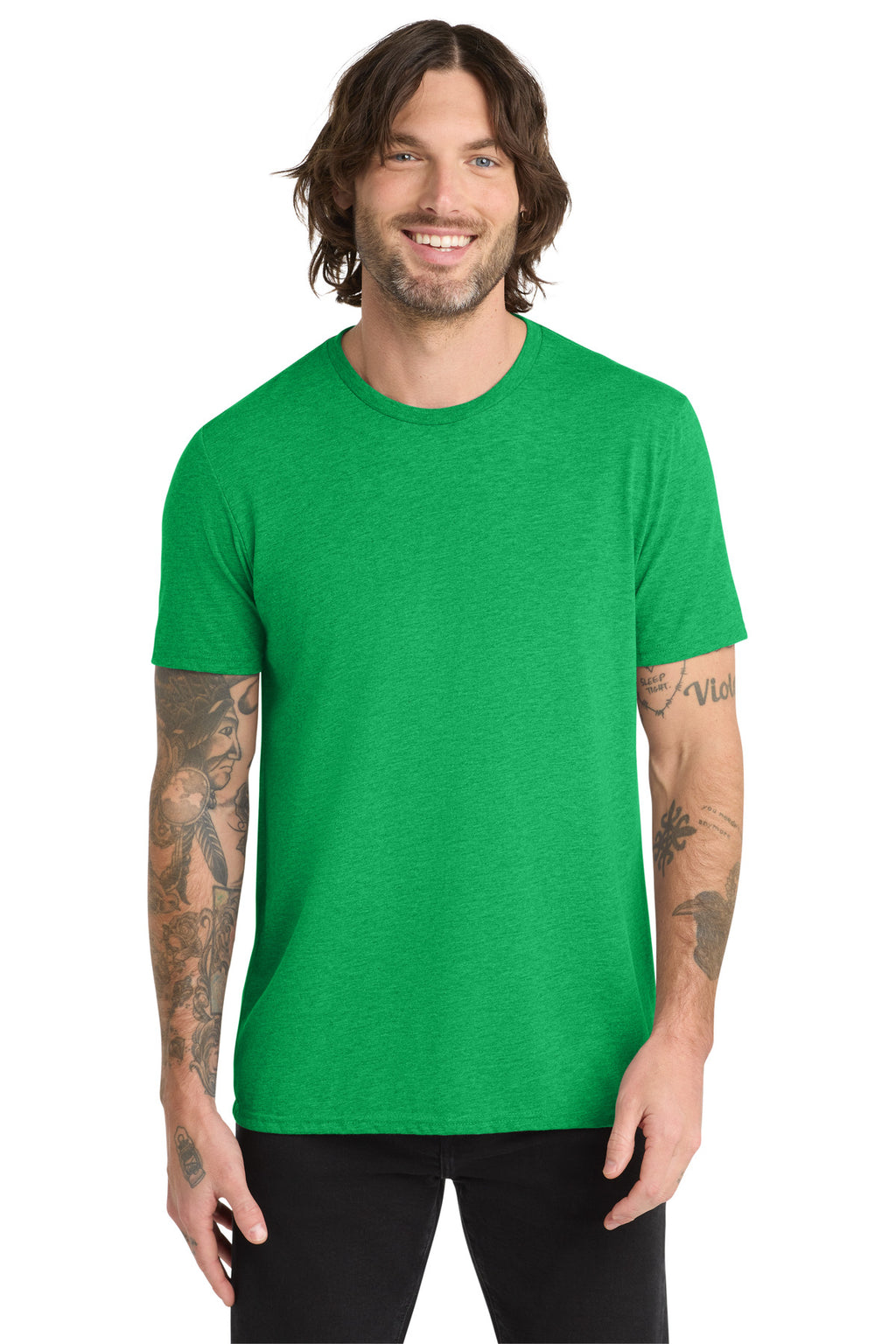 Allmade Unisex Tri-Blend Tee AL2004 - Enviro Green - front