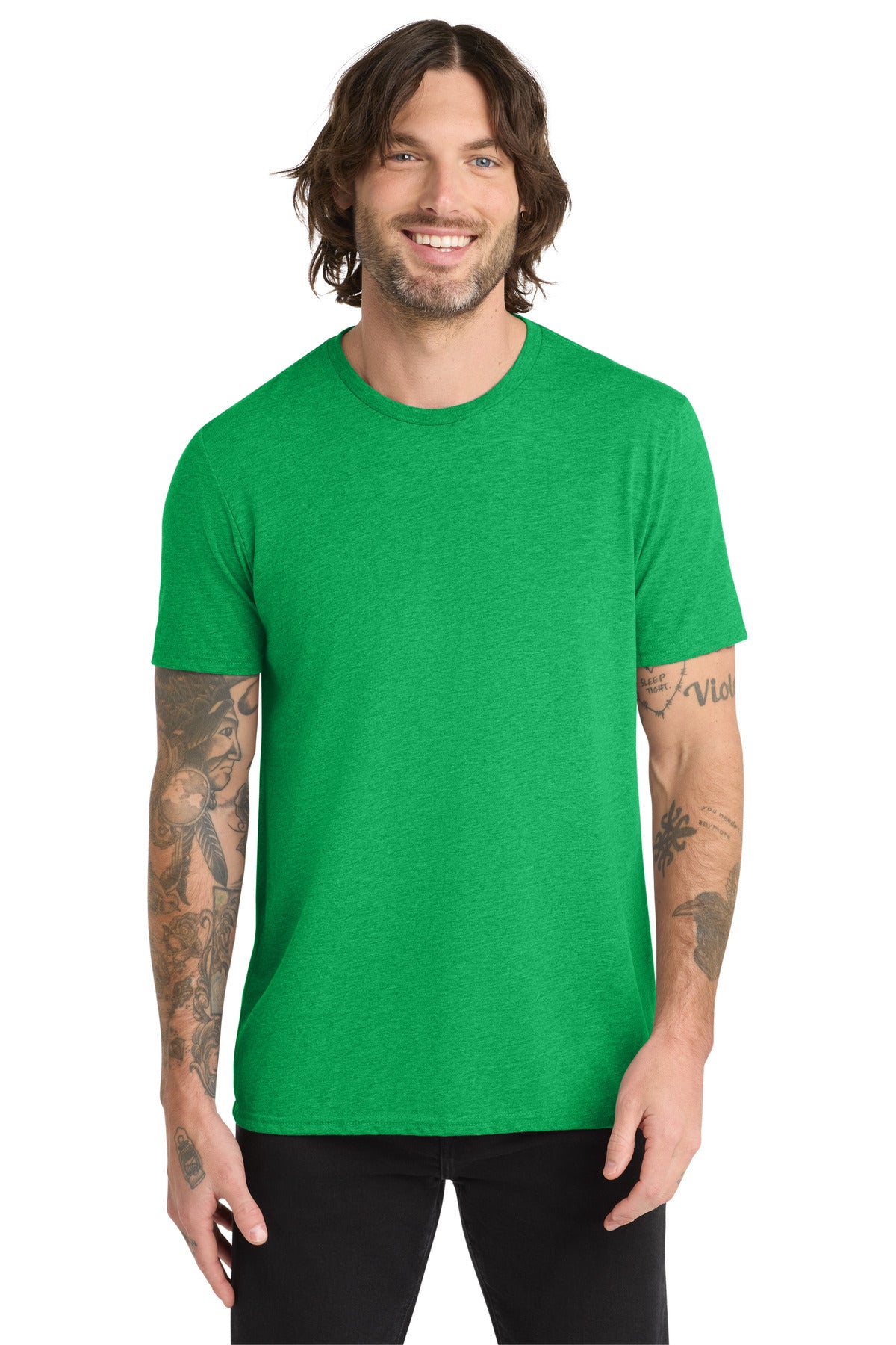Allmade Unisex Tri-Blend Tee AL2004 - Enviro Green - front