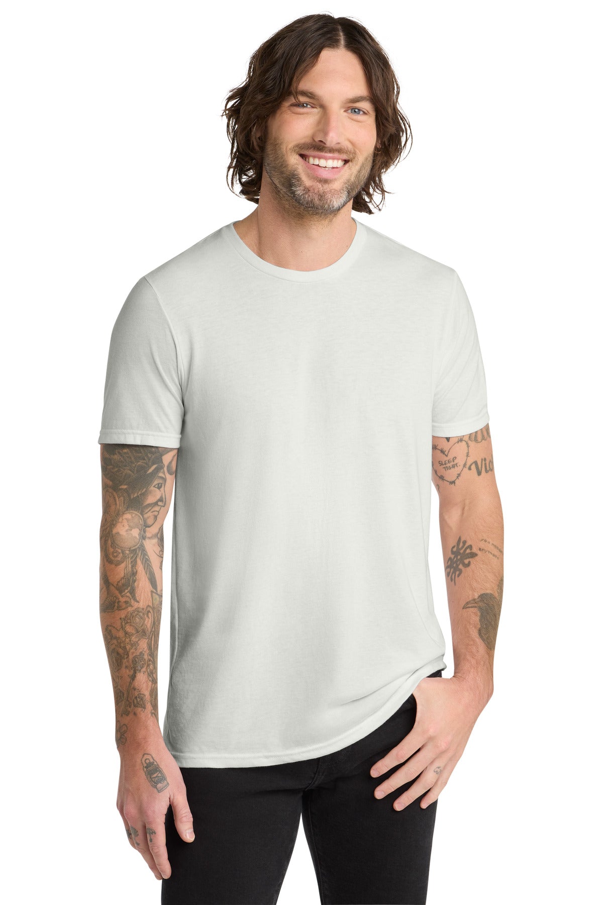 Allmade Unisex Tri-Blend Tee AL2004 - Fairly White - front