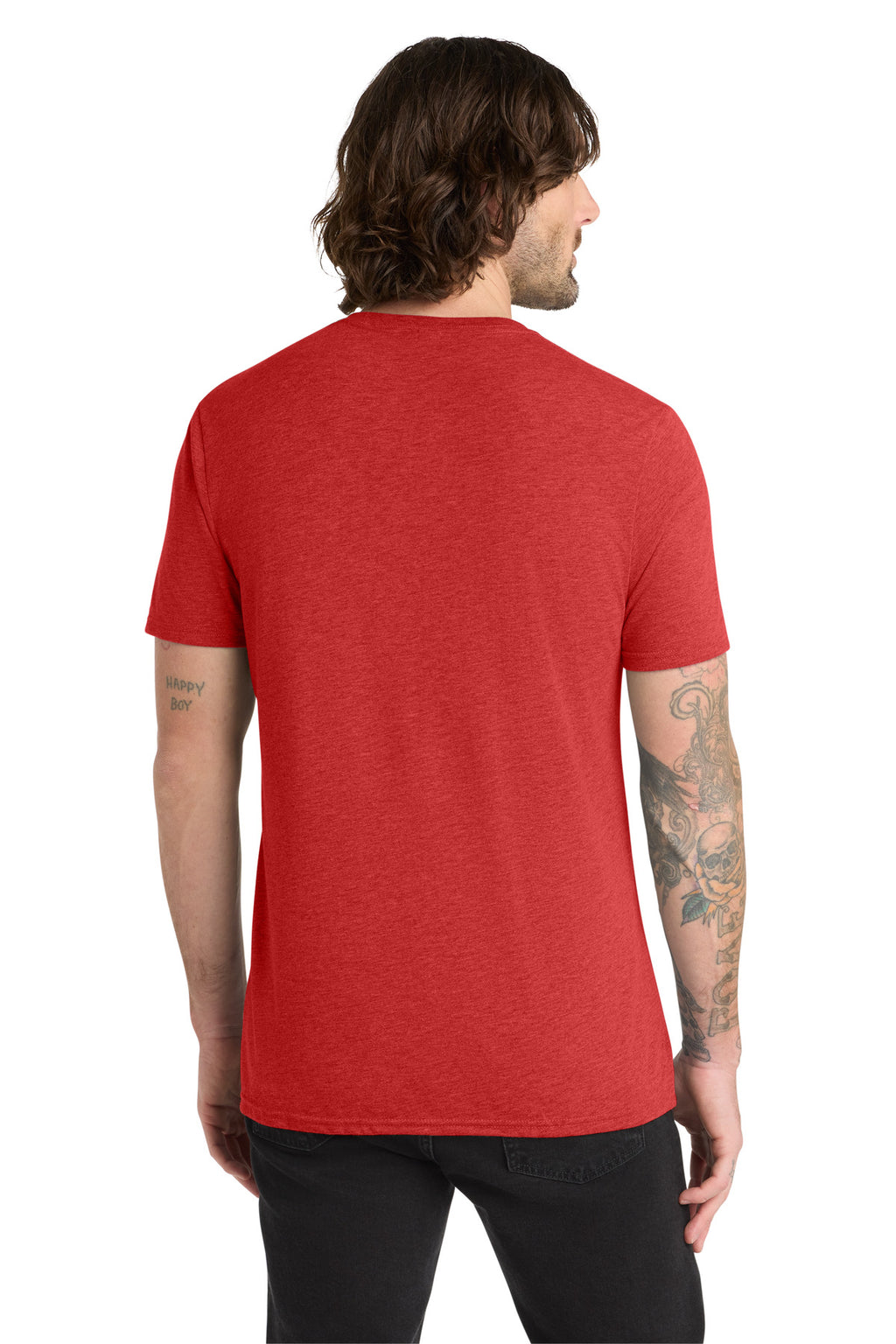 Allmade Unisex Tri-Blend Tee AL2004 - Rise Up Red - back