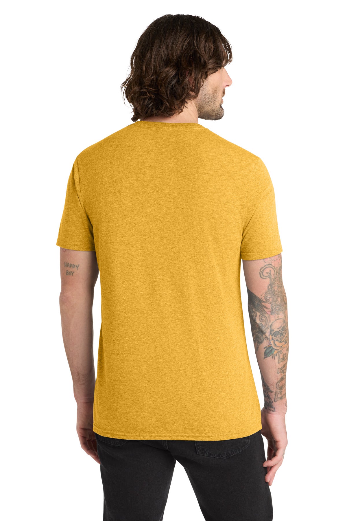 Allmade Unisex Tri-Blend Tee AL2004 - Suncatcher Gold - back