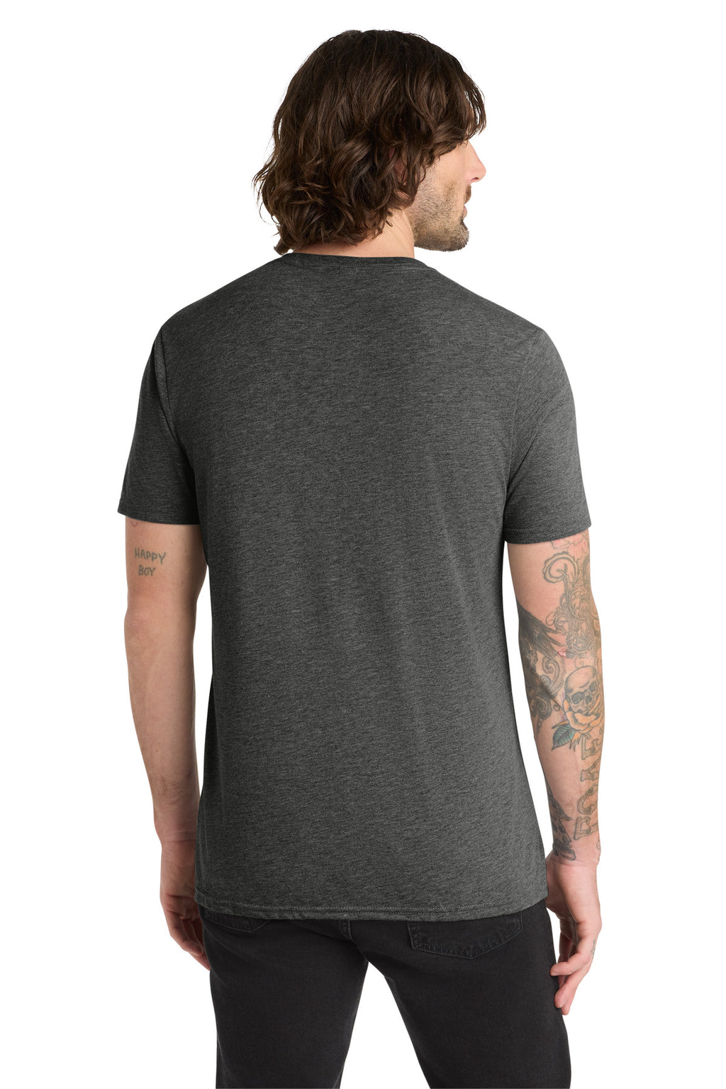 Allmade Unisex Tri-Blend Tee AL2004 - Terrain Grey - back