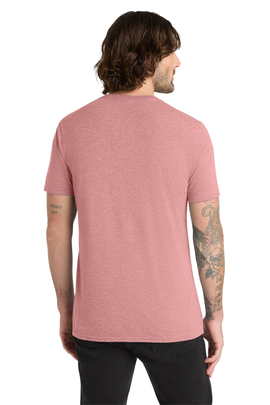 Allmade Unisex Tri-Blend Tee AL2004 - Vintage Rose - back