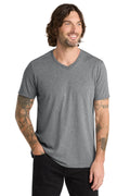 Allmade Unisex Tri-Blend V-Neck Tee AL2014 - Aluminum Grey - front