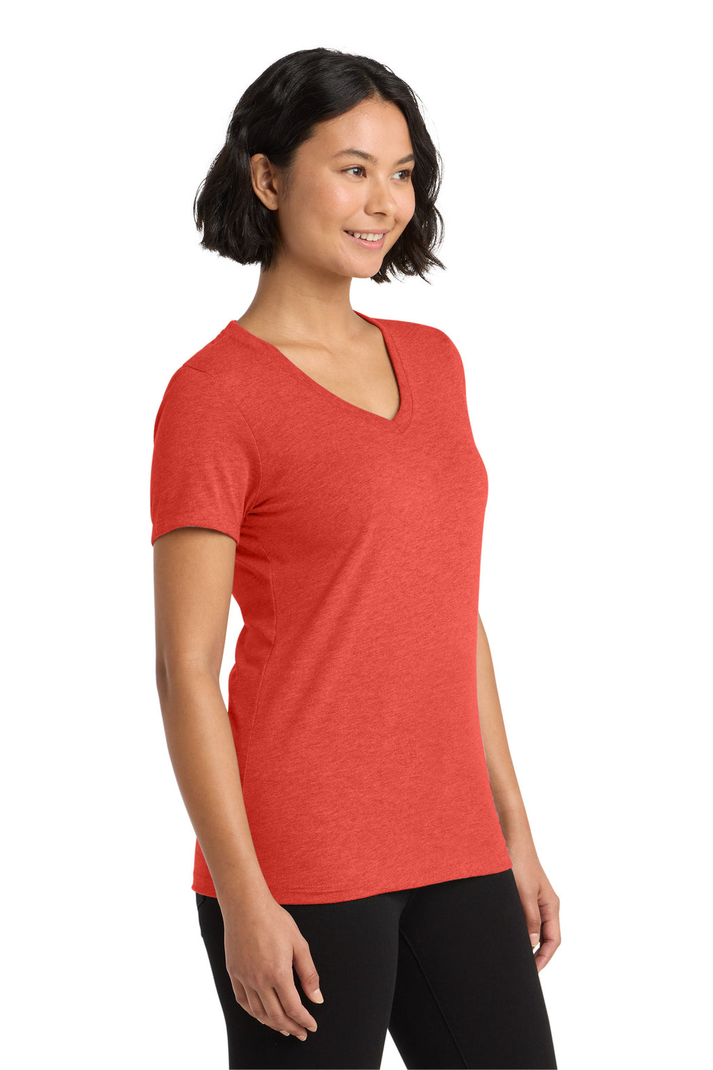 Allmade Women's Tri-Blend V-Neck Tee AL2018 - Desert Sun - side