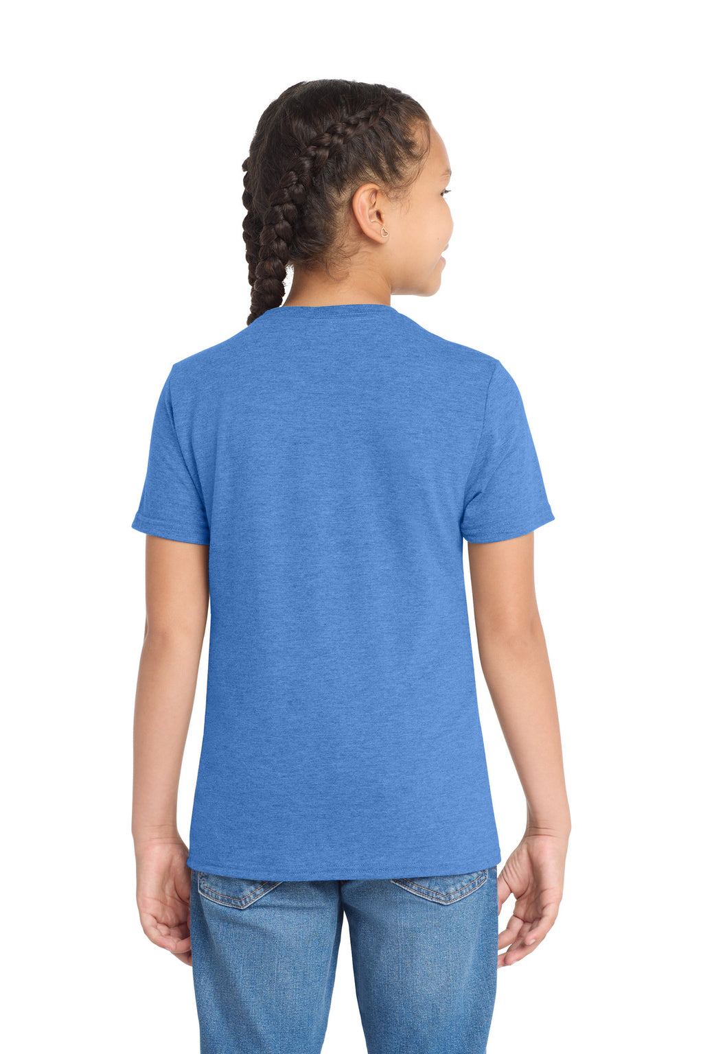 Allmade Youth Tri-Blend Tee AL207 - Azure Blue - back