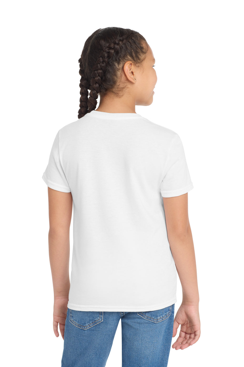 Allmade Youth Tri-Blend Tee AL207 - Bright White - back