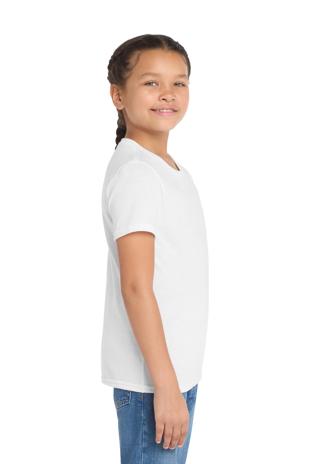 Allmade Youth Tri-Blend Tee AL207 - Bright White - side