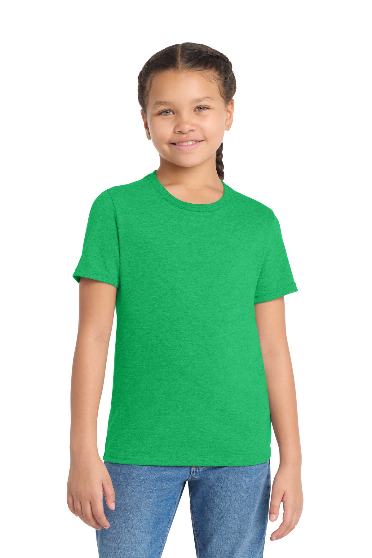 Allmade Youth Tri-Blend Tee AL207 - Enviro Green - front