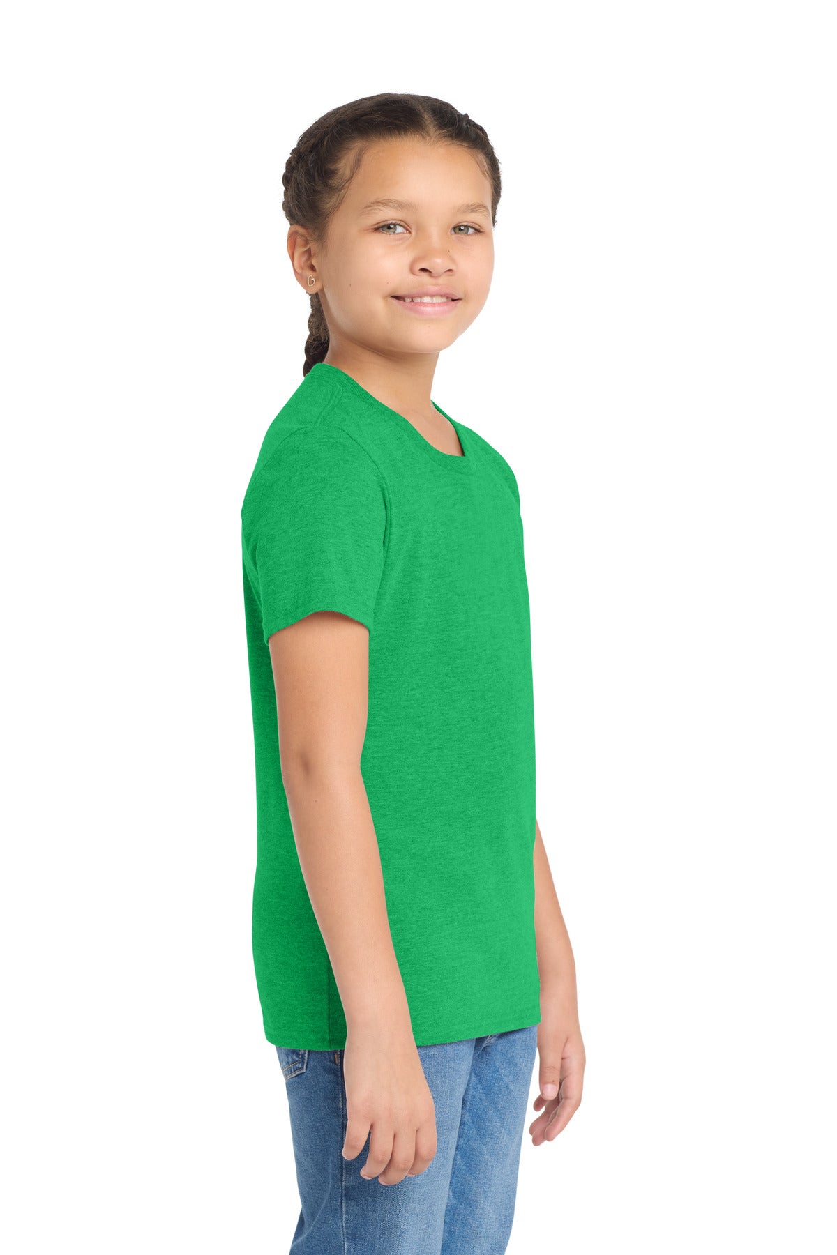 Allmade Youth Tri-Blend Tee AL207 - Enviro Green - side