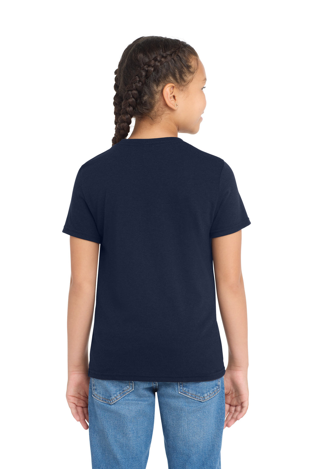 Allmade Youth Tri-Blend Tee AL207 - Night Sky Navy - back