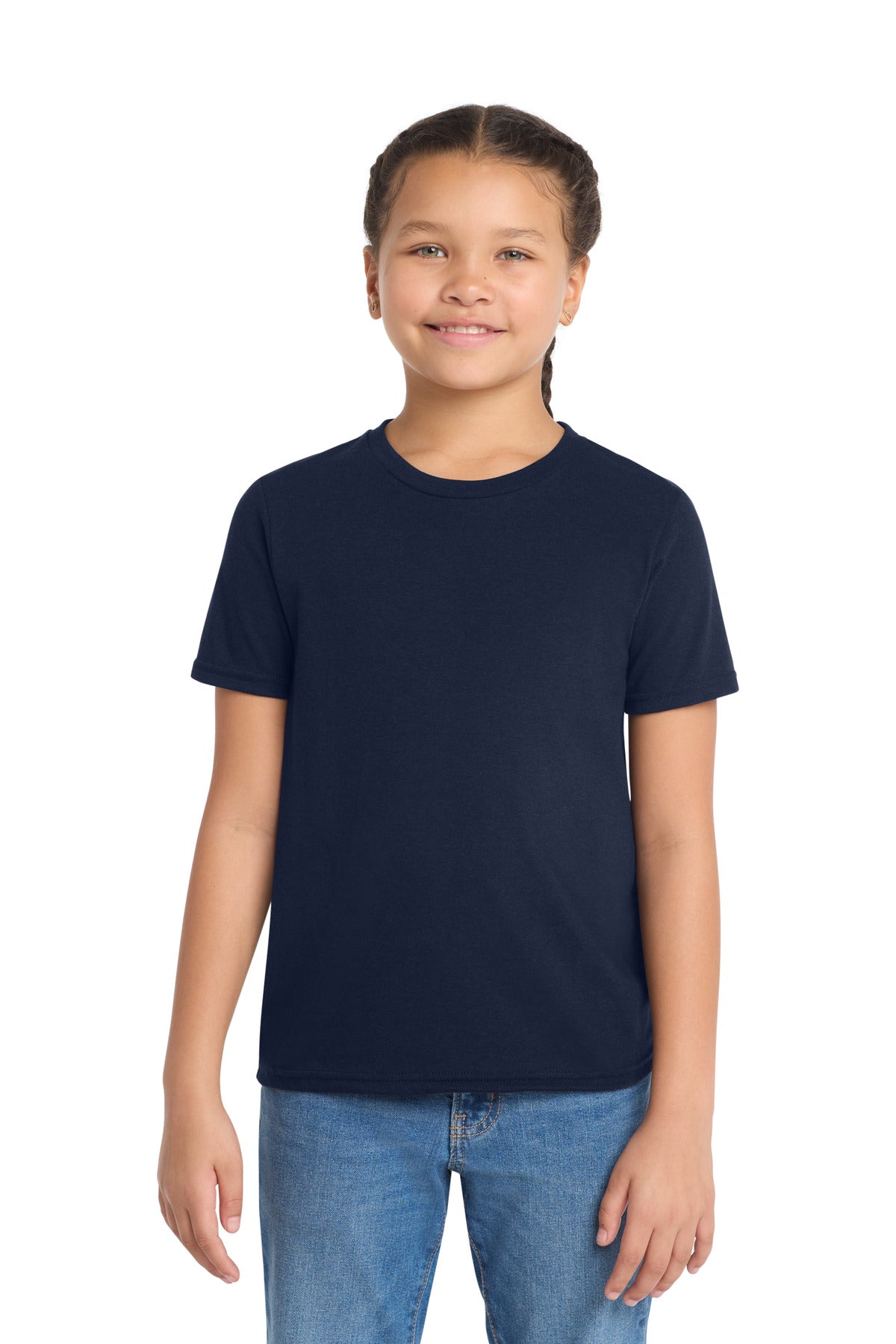 Allmade Youth Tri-Blend Tee AL207 - Night Sky Navy - front