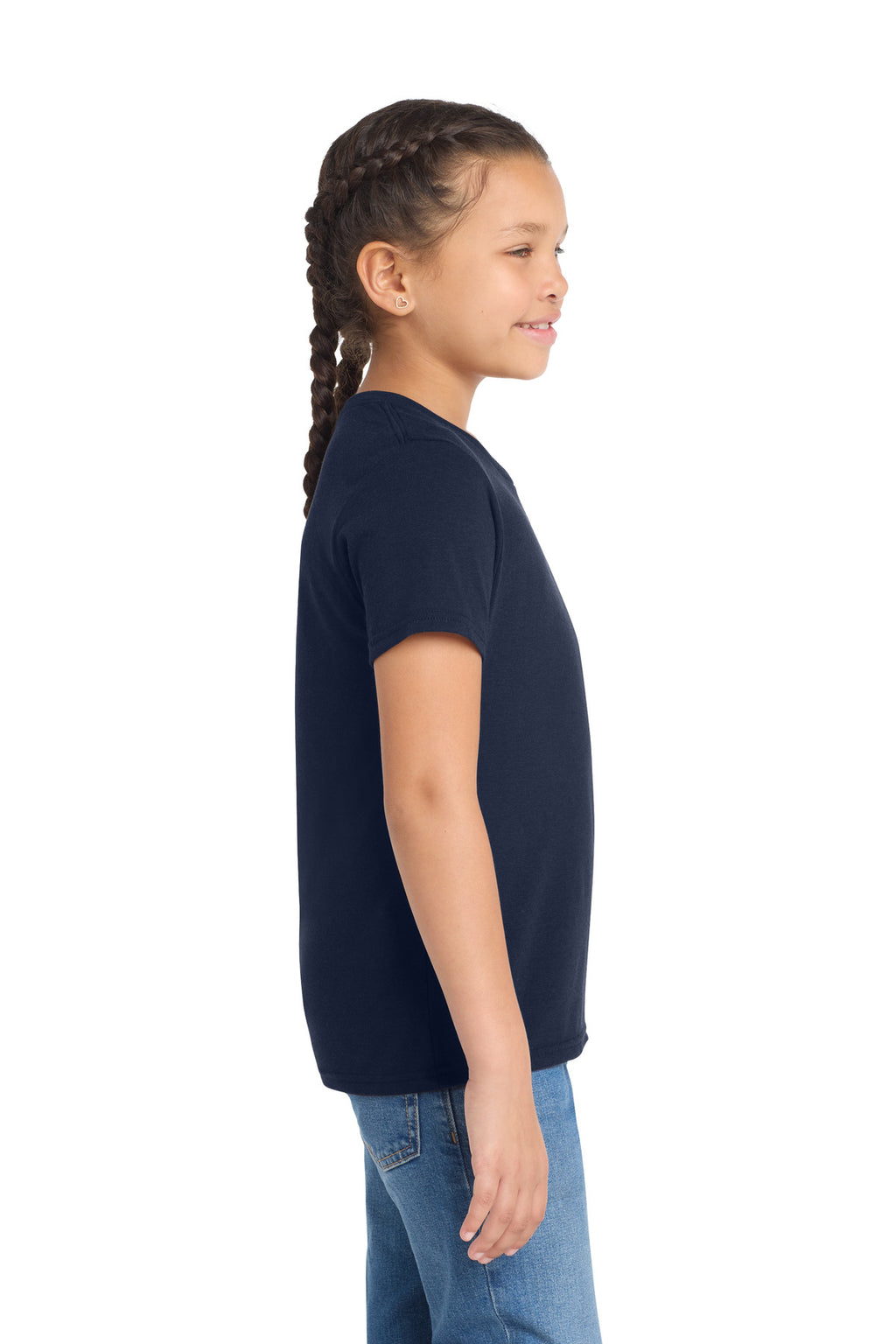 Allmade Youth Tri-Blend Tee AL207 - Night Sky Navy - side