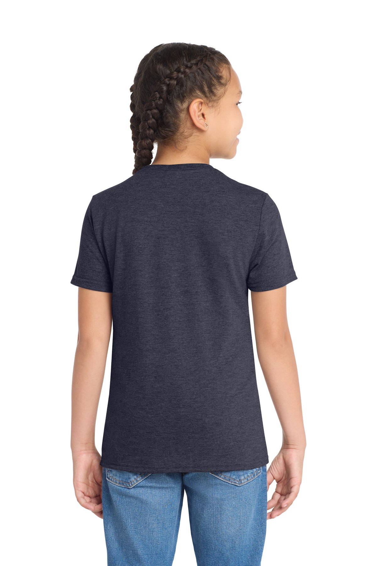 Allmade Youth Tri-Blend Tee AL207 - Rebel Blue - back