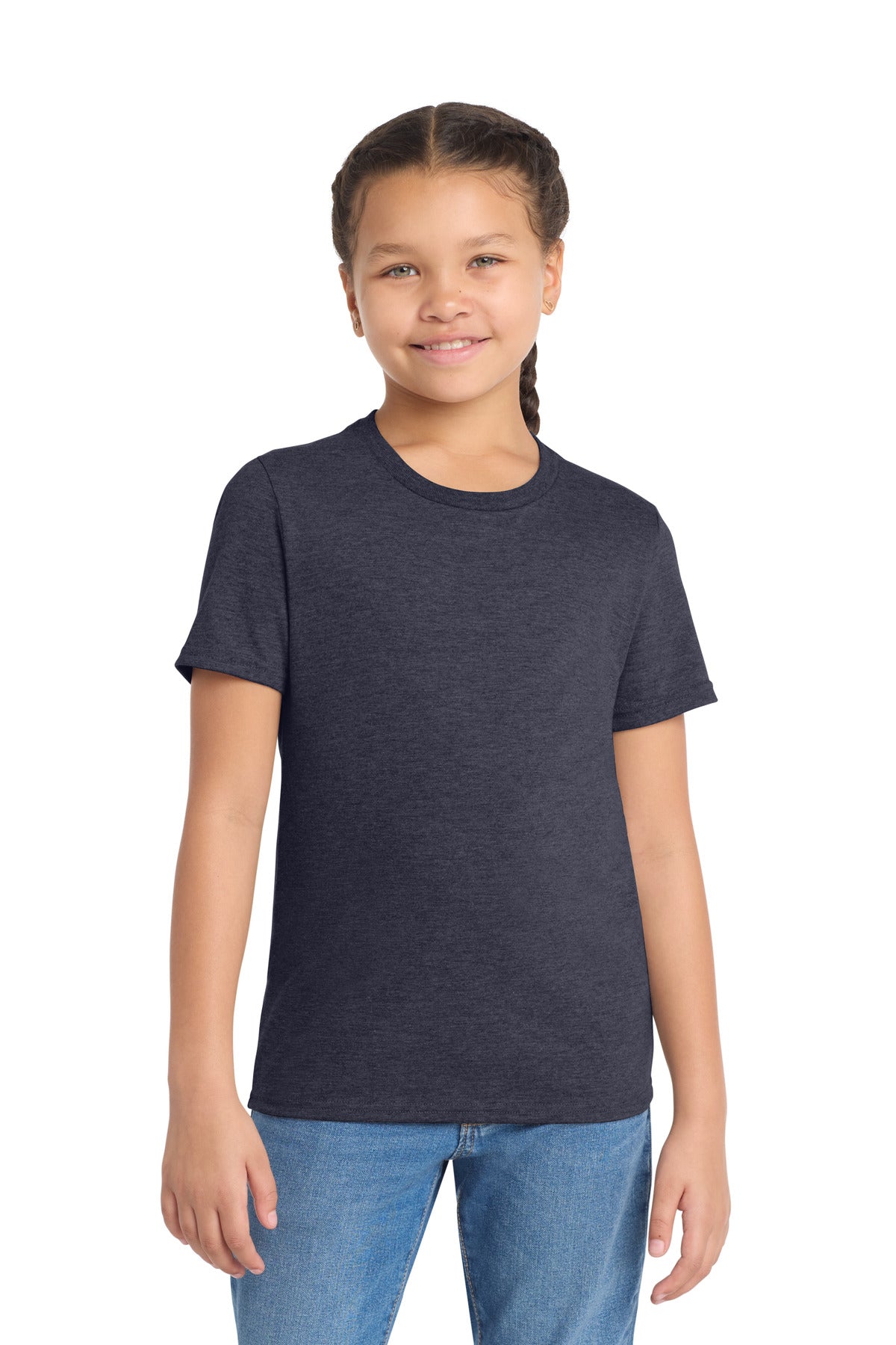 Allmade Youth Tri-Blend Tee AL207 - Rebel Blue - front