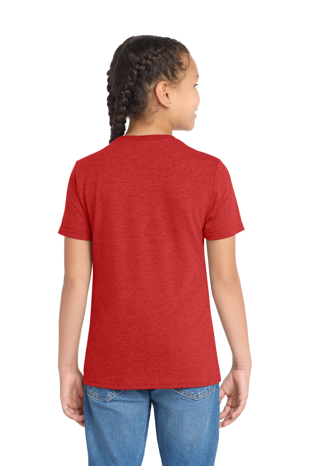 Allmade Youth Tri-Blend Tee AL207 - Rise Up Red - back